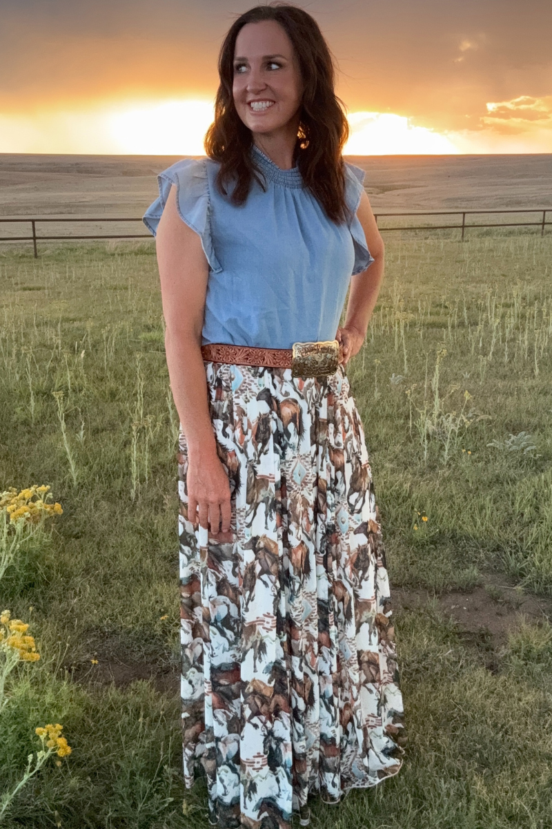 Babydoll Denim Top