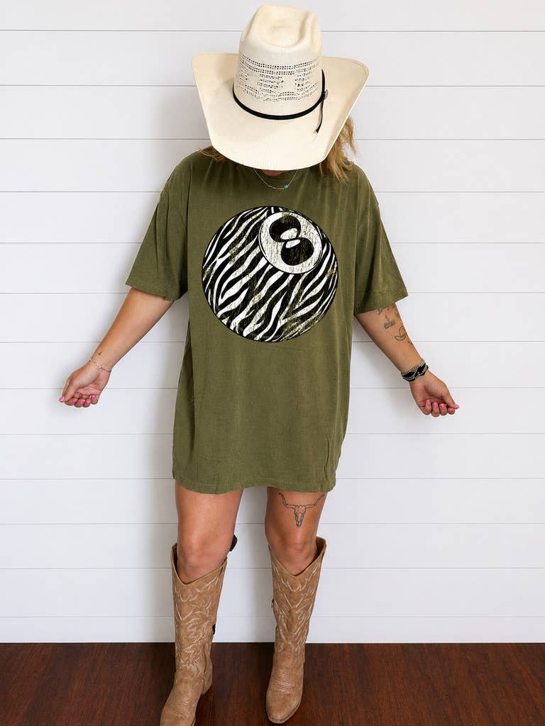 ZEBRA 8 BALL TEE