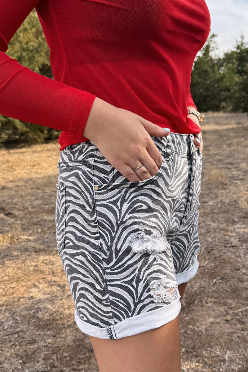 Tennessee Walking Shorts - Zebra: L