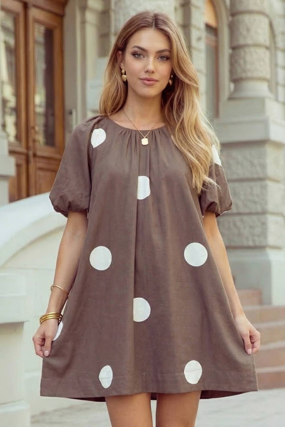 Polka Dot Bow Dress