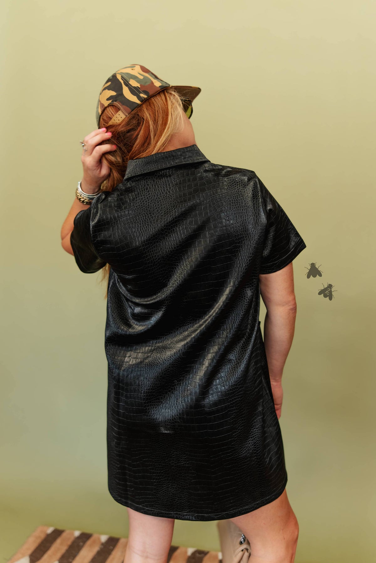 Black Croc Dress