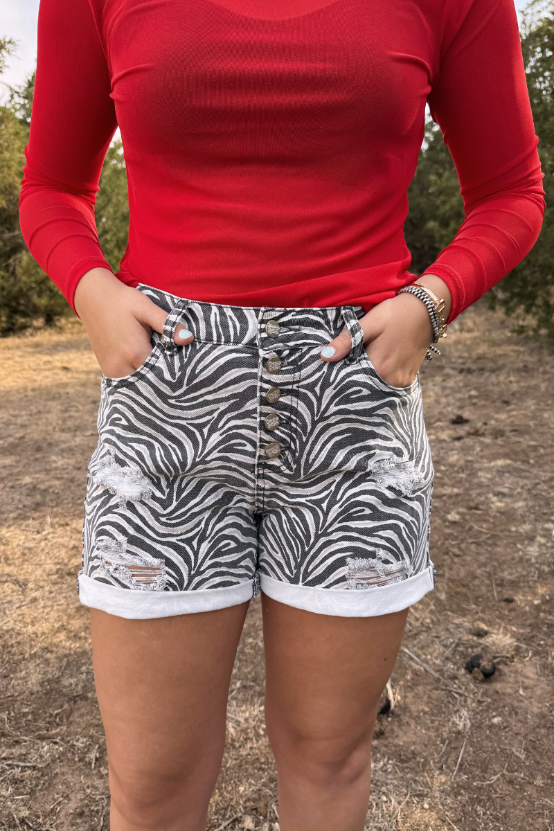 Tennessee Walking Shorts - Zebra: S