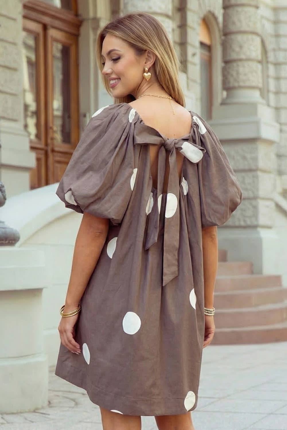 Polka Dot Bow Dress