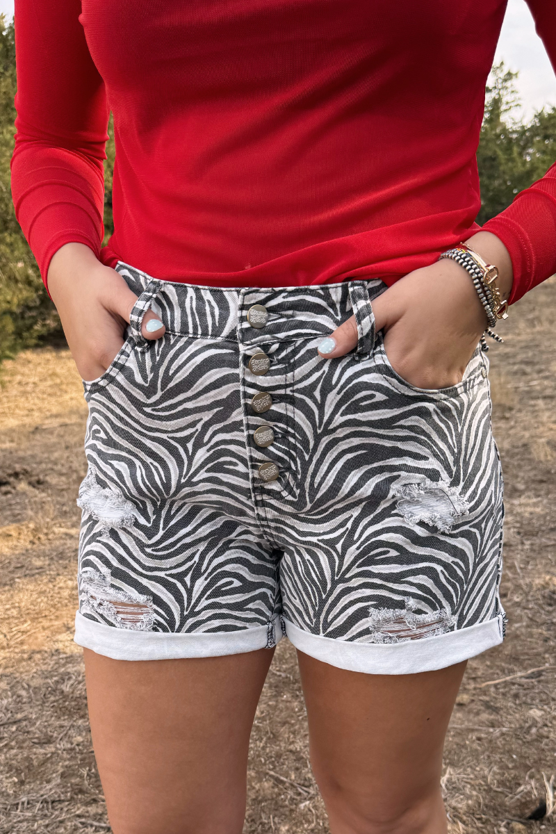Tennessee Walking Shorts - Zebra: XL