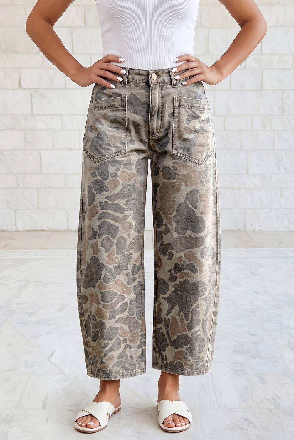 Duck Print Jeans